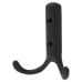 Exel Double Coat Hook - 70 x 56mm - Matt Black