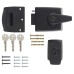 ERA BS3621:2007 Double Locking Nightlatch - 60mm Backset - Black Case/ Cylinder