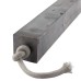 Lead Round Sash Window Weight - 27.55lb (12.5kg) - 600 x 44 x 44mm
