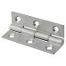 Solid Drawn Butt Cabinet Hinge - 50 x 28 x 1.45mm - Satin Chrome - Pair