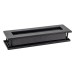 From The Anvil Traditional Letter Plate - 315 x 92mm - Door Thickness 42-72mm - Matt Black
