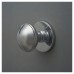 Exel Round Centre Door Knob - 80mm Rose Diameter - Polished Chrome