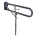 Fitzroy of London Hinged Support Grab Rail With Leg - 800 x 200mm - Dark Blue