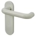 Hoppe AR600/21 Diamond White Nylon Steel Core Safety Latch Door Handle - Paris Range - 165 x 46mm