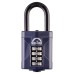 Squire Combination All Weather Long Shackle Padlock - 50mm Body - 22 x 38mm Shackle - Blue