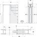 ECLISSE Double Pocket Door Kit - 100mm Finished Wall Thickness - 610 x 1981mm Door Size