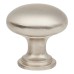 Exel Domed Round Cabinet Knob - 30mm Diameter - Satin Nickel