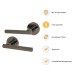 Exel Black Nickel Door Handles on Round Rose - Bella Range 
