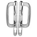Trojan uPVC Patio Lock Door Handle - Euro - Chrome