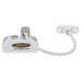 Jackloc Pro-5 Key-Locking Cable Window Restrictor – White 