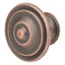Olde Forge Alcott Round Cabinet Knob - 35mm Diameter - Antique Copper