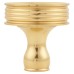 Heritage Brass by M Marcus Venetian Round Cabinet Knob - 32mm Diameter - Polished Brass