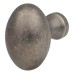Exel Oval Cabinet Knob - 34 x 23mm - Antique Pewter