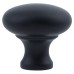 Alexander & Wilks Wade Round Cabinet Knob - 32mm Diameter - Matt Black