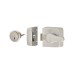 Arrone AR845 Deadlocking Nightlatch - 40mm Backset - Silver Case/Satin Chrome Cylinder