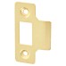 Exel Budget Tubular Latch - 65mm Case - 44mm Backset - Square - Brass Plated