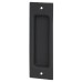 Olde Forge Flush Handle - 165 x 53mm - Matt Black