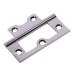Flush Door Hinge - 60 x 41 x 1.4mm - Polished Chrome - Pair