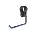 Fitzroy of London Support Rail Clip-On Toilet Roll Holder - 165 x 32 x 120mm - Blue Powder Coated