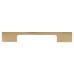 Exel 8mm Slim D-Bar Cabinet Pull Handle - 192mm Centres - Satin Brass