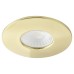 Forum Spa Rhom 8W IP65 Fire Rated LED Dimmable Fixed Downlight - 3/4/6000K CCT - Satin Brass
