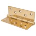 Performance Ball Bearing Butt Door Hinge - 127 x 89 x 4mm - Polished Brass - Pair