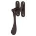 Carlisle Brass Victorian Mortice & Hook Plate Casement Window Fastener - Reversible - Matt Bronze