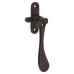 Carlisle Brass Victorian Mortice & Hook Plate Casement Window Fastener - Reversible - Matt Bronze