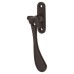 Carlisle Brass Victorian Mortice & Hook Plate Casement Window Fastener - Reversible - Matt Bronze