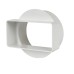 Manrose Round to Rectangle Adaptor - 4