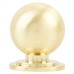 Exel Ball Cabinet Knob - 30mm Diameter - Satin Brass