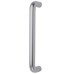 Exel 19mm D-Bar Door Pull Handle - Bolt Fix - 225mm Centres - Satin Aluminium