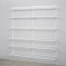 elfa Wardrobe & Storage Starter Kit - 2 Bay, 12 Ventilated Wire Shelf - 1855 x 2140 x 320mm - White