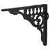 Olde Forge Railway Shelf Bracket - 125 x 145mm - Black