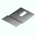 Offset Fixing Bracket Plate - 41 x 25 x 3.6mm - Zinc Plated Steel - Pack of 10