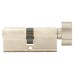 Yale 6 Pin 70mm Euro Thumbturn Cylinder - 35mm Turn + 35mm - Satin Nickel - Keyed to Differ