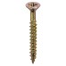 TIMCO Velocity Pozi Countersunk Wood Screws - 4.5 x 40mm - Yellow Zinc - Pack of 200