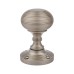Heritage Brass by M Marcus Reeded Beehive Mortice Door Knob - 59mm Rose Diameter - Satin Nickel