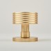 Jedo by Frelan Ribbon Mortice Door Knob - 60mm Rose Diameter - Satin Brass