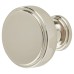 Crofts & Assinder Calgary Round Cabinet Knob - 40mm Diameter - Polished Nickel
