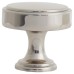 Crofts & Assinder Calgary Round Cabinet Knob - 40mm Diameter - Polished Nickel