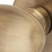 Exel Victorian Oval Mortice Door Knob - 61mm Rose Diameter - Antique Brass