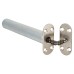 Concealed Chain Door Closer - Radius Plate - Polished Chrome