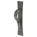 Exel Titan Georgian Latch Cabinet Pull Handle on Backplate - 64mm Centres - Pewter