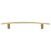 Exel 14mm Curved T-Bar Cabinet Pull Handle - 76mm Centres - Polished Brass