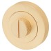 Jedo by Frelan Knurled Easy Bathroom Turn & Release - 50mm Diameter - Satin Brass