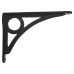 Olde Forge Circle Shelf Bracket - 145 x 105mm - Black