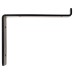 Olde Forge Steel Scaffold Board Shelf Bracket - Type 3 - 175 x 237 x 40mm - Black Powder Coated Iron
