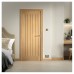 LPD Mexicano 5 Panel Unfinished Solid Internal FD30 Fire Door - 1981 x 762 x 44mm - Oak 