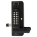 Borg BL3435KO External Marine Grade ECP Back to Back Trigger Release Deadbolt Gate Code Lock - Black